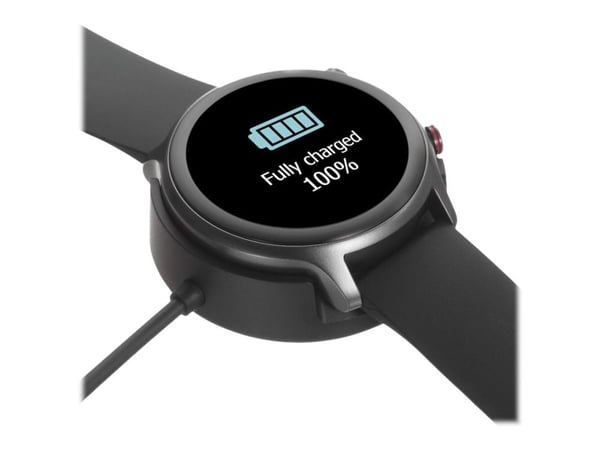 Doro Watch - Svart - smart klocka med rem - TPU-silikon - display 1.28" - Bluetooth - 45 g