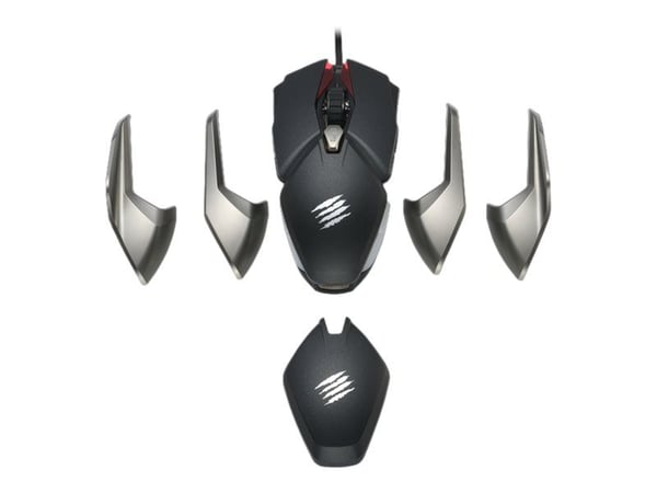 Mad Catz B.A.T. 6+ - Mus - optisk - 10 knapper - kabling - USB