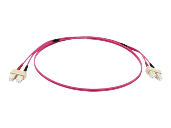 MicroConnect - Nettverkskabel - ST/UPC-multimodus (hann) til ST/UPC-multimodus (hann) - 3 m - 2 mm - fiberoptisk - 50 / 125 mikroner - OM4 - haloge...