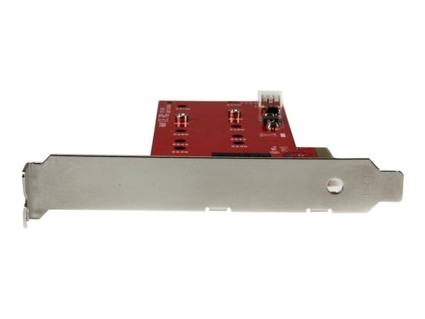 StarTech.com 2x M.2 SATA SSD-kontrollerkort - PCIe - PCI Express M.2 SATA III-kontroller - NGFF-kortadapter (PEX2M2) - Lagringskontroll - M.2 - M.2...
