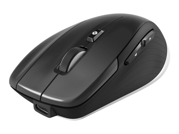 3Dconnexion CadMouse Compact Wireless - Mus - ergonomisk - optisk - 7 knapper - trådløs, kablet - Bluetooth, 2.4 GHz, USB