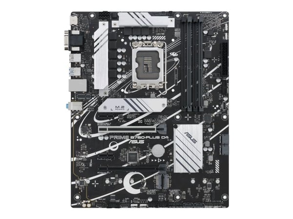 ASUS PRIME B760-PLUS D4 - Hovedkort - ATX - LGA1700-sokkel - B760 Chipset - USB-C 3.2 Gen 2x2, USB-C 3.2 Gen 1, USB 3.2 Gen 2, USB 3.2 Gen 1, USB4 ...