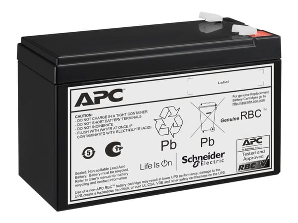 APC Replacement Battery Cartridge #176 - UPS-batteri - 6 x batteri - blysyre - 7 Ah - svart