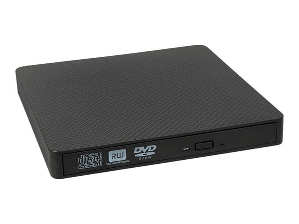 iBOX IED03 - Platestasjon - DVD-RW (-R DL) - 8x/8x - USB 3.2 Gen 1 - ekstern - svart