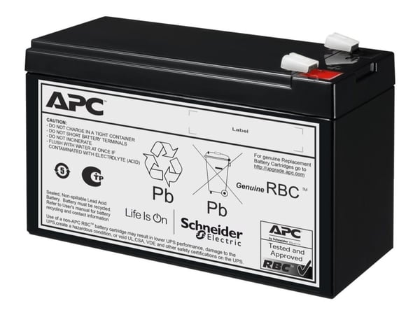 APC Replacement Battery Cartridge #176 - UPS-batteri - 6 x batteri - blysyre - 7 Ah - svart