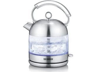 SEVERIN WK 3459 - Kjele - 1.7 liter - 2400 W - børstet rustfritt stål / glass