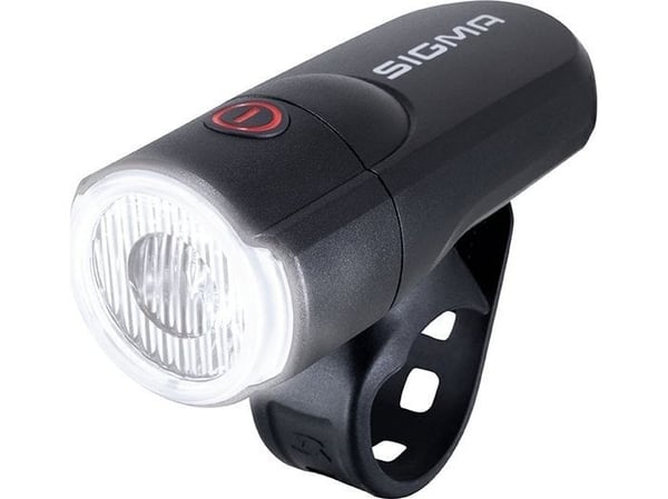 Sigma Sport Aura 30, Frontlys, Sort, LED, Blinkende lys, Kontinuerlig lys, 30 lm, 40 m