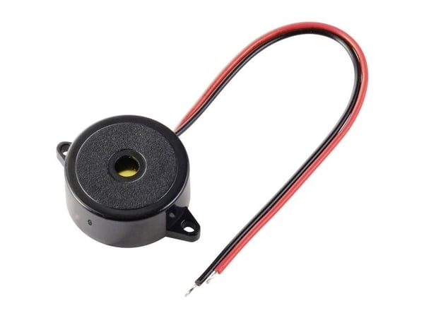 TRU COMPONENTS TC-10475816 piezoalarm ljudutveckling 85 dB spänning 12 V/DC kontinuerlig ton 1 st
