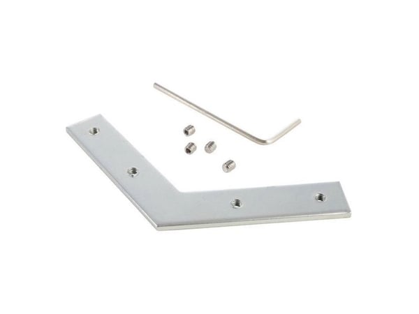 Deko Light 987026 spor-/notstift / hjørnekobling 120° hjørneforbinder metall (B x H) 12 mm x 2 mm 1 stk