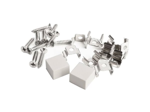 Deko Light 930531 Monteringssett for D Flex Line 10,0 x 10,0 mm Rustfritt stål 1 stk