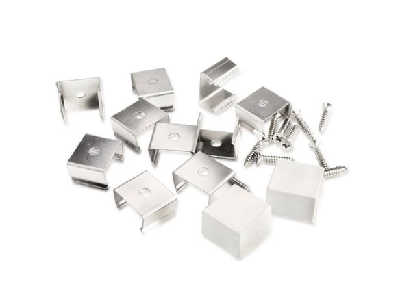 Deko Light 930533 monteringssett for D Flex Line 16,0 x 15,0 mm monteringstilbehør rustfritt stål 1 stk