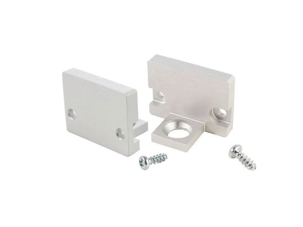 Deko Light 980021 P-AU-10-12 endekappe-sett aluminium (B x H x D) 11 x 13,60 x 18,20 mm 1 stk