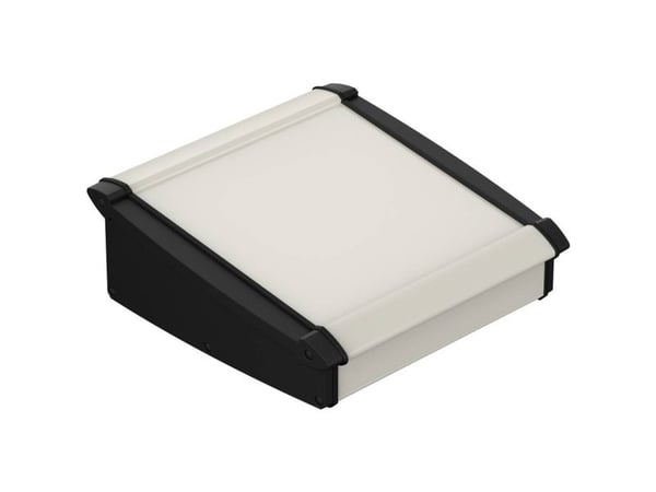Bopla Alu-Topline ATPH-IP 2385-0200 SET Työpöytäkaappi 232,60 x 200 x 86,20 Alumiini, ABS Luonnonväri, Musta (RAL 9005) 1 kpl