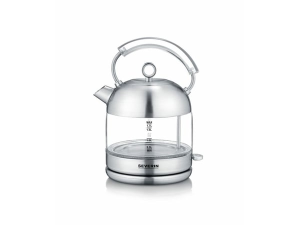 SEVERIN WK 3459 - Kjele - 1.7 liter - 2400 W - børstet rustfritt stål / glass