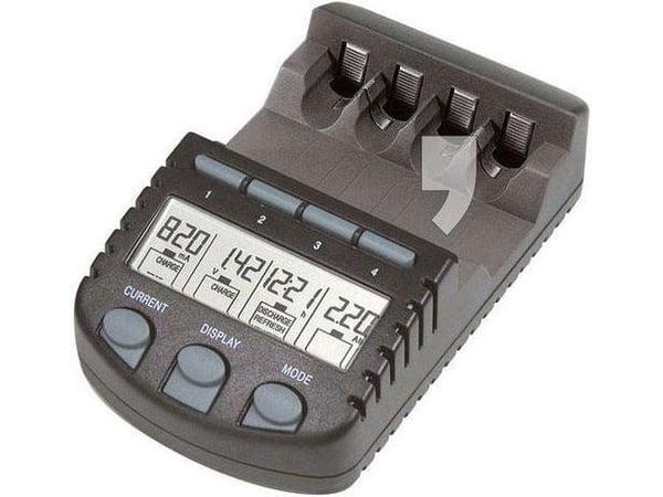 BC-700 Technoline Intelligent AA/ AAA batteri oplader - Op til 4 stk.