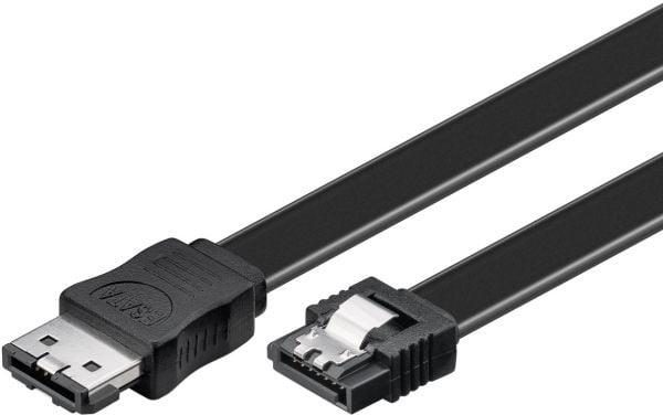 Goobay CAK SATA/eSATA 300-050 0.5m, 0,5 m, Hankjønn/hankjønn, Sort