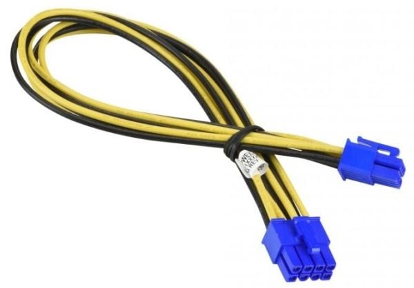Supermicro - Strømkabel - 8-stifts (2x4) intern strøm til 8-stifts (2x4) intern strøm - 30 cm - for SuperServer 1019GP-TT, 1029GQ-TXRT, 4029GP-TRT,...