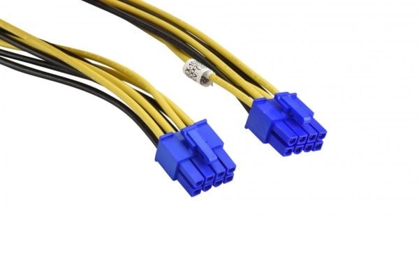 Supermicro - Strømkabel - 8-stifts (2x4) intern strøm til 8-stifts (2x4) intern strøm - 30 cm - for SuperServer 1019GP-TT, 1029GQ-TXRT, 4029GP-TRT,...