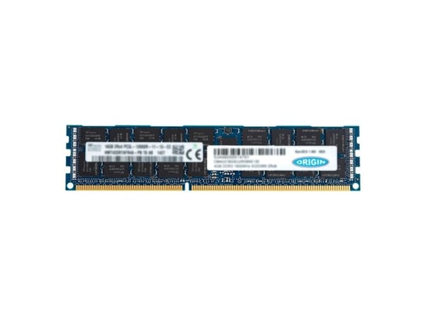 Origin Storage OM8G31600R1RX4E135, 8 GB, 1 x 8 GB, DDR3, 1600 MHz, 240-pin DIMM, Grön