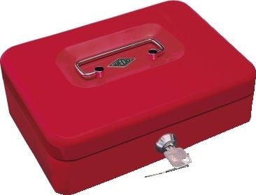 Wedo Cash box size 2, Punainen, 5,08 cm (2"), 200 x 160 x 90 mm