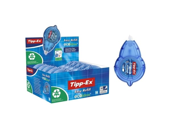 BIC Tipp-Ex Easy Refill, Blå, 14 m, 5 mm, 1 kpl BIC Tipp-Ex Easy Refill, Blå, 14 m, 5 mm, 1 stk