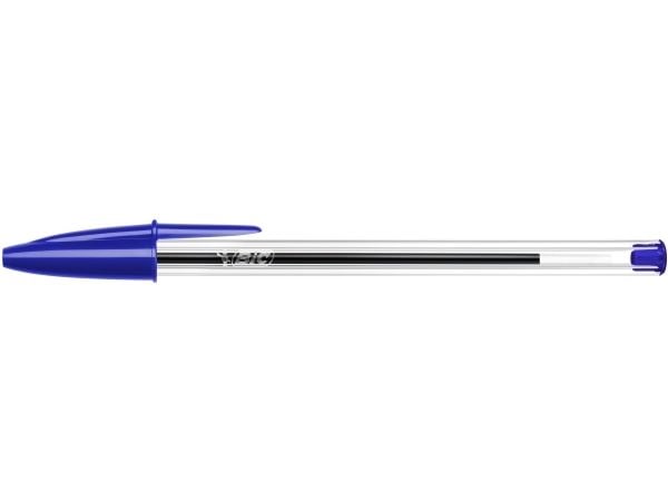 BIC Cristal Original - Kulepenn - blå - 1 mm - medium (en pakke 100)