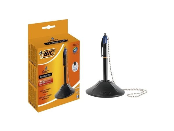 Skrankepen BIC refill kuglepen blå
