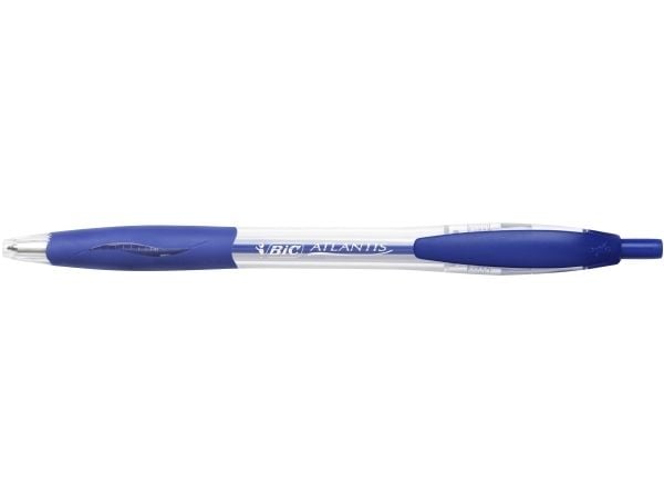 Kulspetspenna BIC Atlantis, medium, blå - (ask med 12)