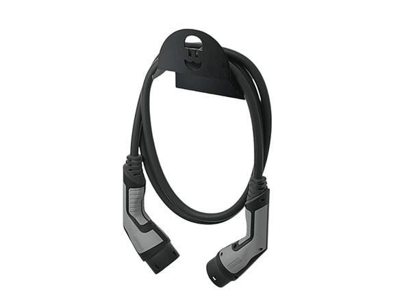 Wallbox - Kabelholder for charging cable - svart