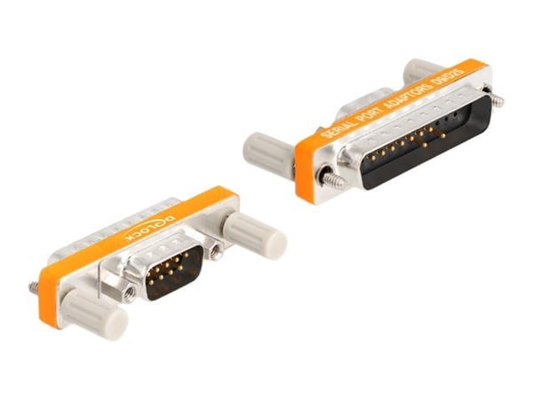 DeLOCK 66980, D-Sub 9 pin, D-Sub 25 pin, Oranssi, Hopea