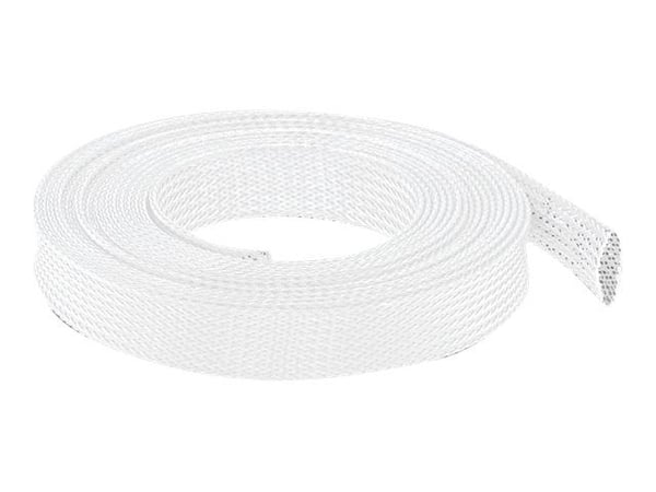 Delock - Flätad ärm - 10 m - vit