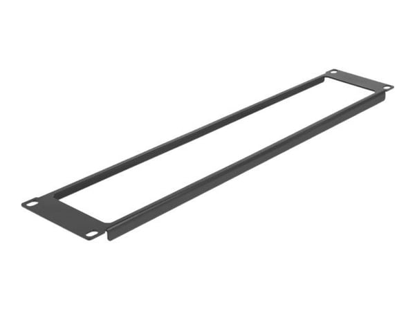Delock - Täckpanel - svart - 2U - 19"