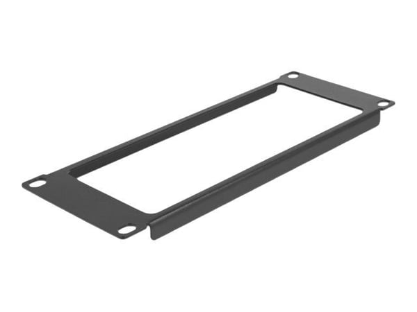 Delock - Täckpanel - svart - 2U - 10"