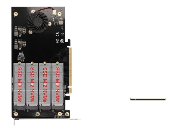 Delock - Lagringskontroll - M.2 - M.2 NVMe-kort - PCIe 3.0 x16