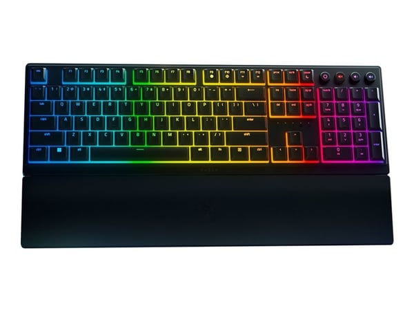 Razer Ornata V3 - Tastatur - lavprofil - bakgrunnsbelyst - USB - Nordisk