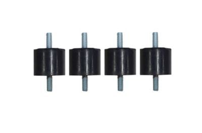 Vibrationsdämpare – 1 set, 4 st., 70 kg per st., 30x30x20 mm, M8