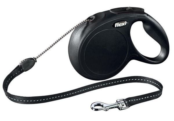 flexi New Classic snor M, 8M, 20KG, sort
