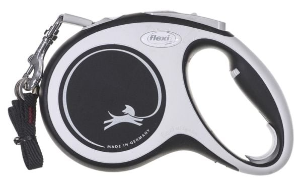 flexi New Comfort M band 5 m, 25 kg, sort