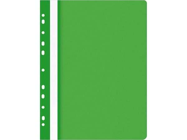 Office Products innstikksmappe OFFICE PRODUCTS, PP, A4, myk, 100/170 mikr., innstikksformat, grønn