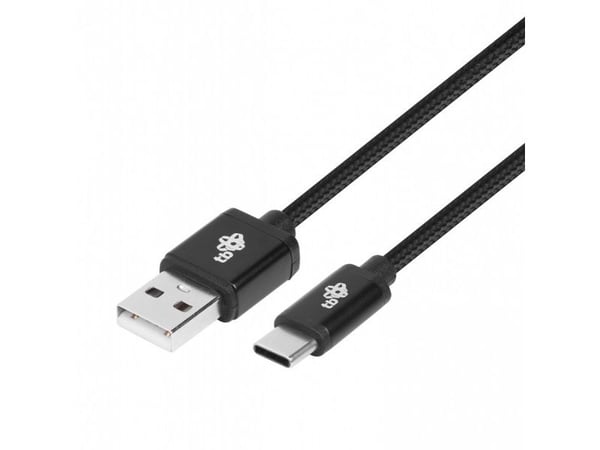 USB-USB C-kaapeli 3 m. musta johto