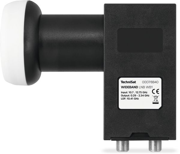 TechniSat Wideband LNB WB1, 10,7 - 11,7 GHz, 11,7 - 12,75 GHz, 10,41 GHz, 10,41 GHz, 1290 - 2340 MHz, 290 - 1290 MHz