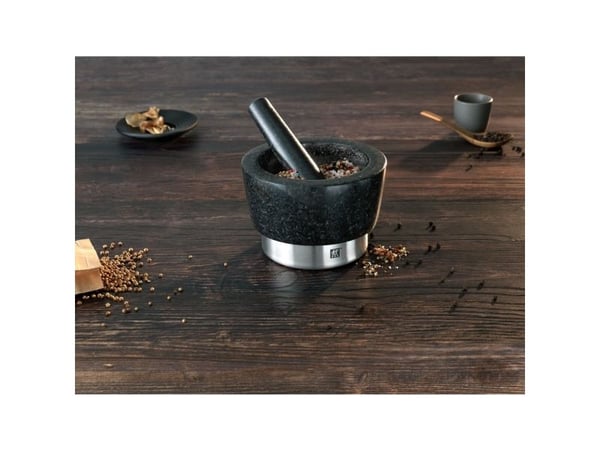 ZWILLING Mausteet, Musta, Graniitti, Ruostumaton teräs, Mörssäri ja morttel, 14,5 cm, 150 mm, 150 mm, 150 mm
