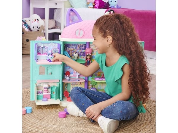 Gabbys Dollhouse Deluxe Room Bathroom, Fig. (with a seakill figure)