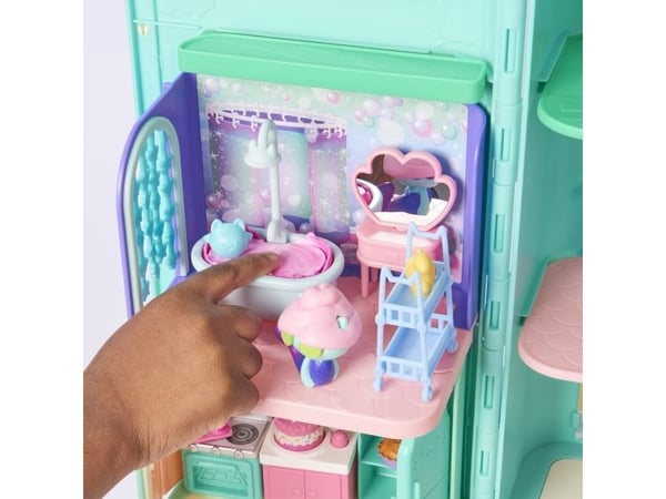 Gabbys Dollhouse Deluxe Room Bathroom, Fig. (with a seakill figure)
