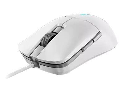 Lenovo Legion M300s RGB - Mus - høyre- og venstrehåndet - optisk - 6 knapper - kablet - USB 2.0 - Isbrehvit - løsvekt - CRU