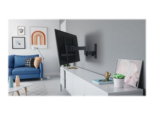 Vogel's QUICK Full-Motion TVM 1445 - Monteringssats (väggfäste, gränssnittsstapel, visningsremsor för gränssnitt) - för LCD-display - stål - svart ...