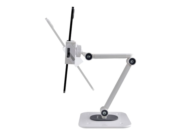 Startech Adjustable Tablet Stand for Desk, Desk/Wall Mountable, Supports Up to 2.2lb, Universal Tablet Stand Holder for Desk, Articulating Tablet M...