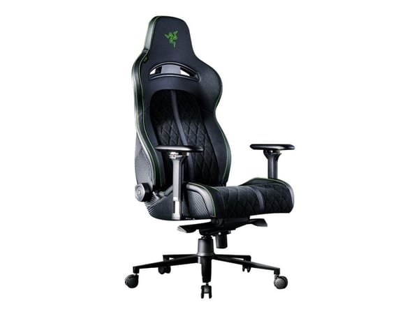 Razer Enki Pro - Spillestol - armlener - T-formet - tipping - roterende - syntetisk skinn, aluminium, stål, alcantara, støpt polyuretanskum med høy...