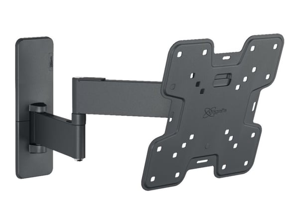 Vogel's QUICK Full-Motion+ TVM 1245 - Monteringssett (veggmontering, VESA-adapter) - for LCD-skjerm - stål - svart - skjermstørrelse: 19"-43"