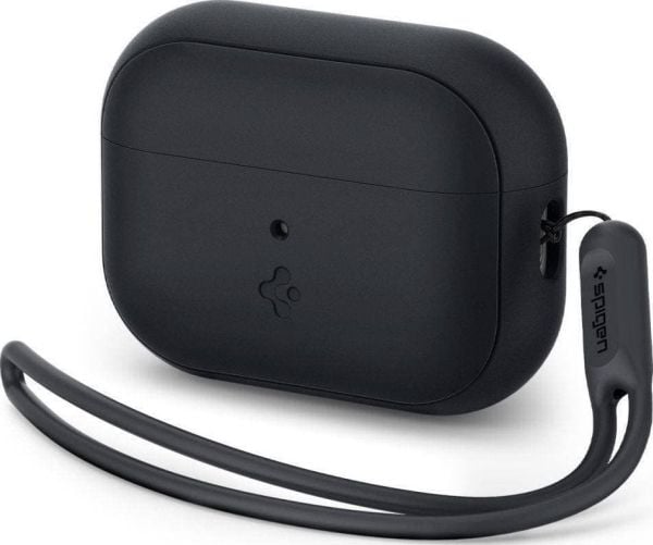 Spigen Silicone Fit Strap AirPods Pro 1/2 musta/musta ACS05479